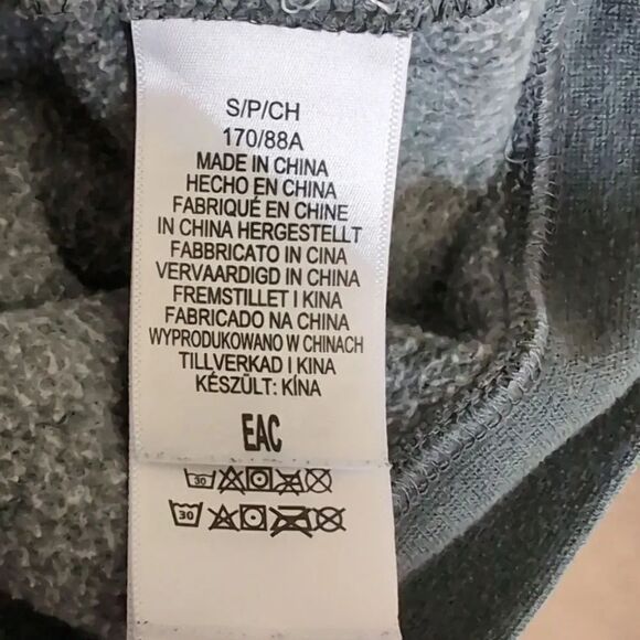 Marmot size Small Gray Blue Hoodie Sweat Shirt with Mountain Logo - Picture 6 of 13